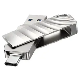 Флеш накопичувач подвійний - USB3.0 і Type-C - Borofone BUD3 128GB - мініатюра 2