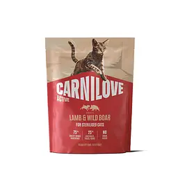 Сухий корм для стерилізованих котів Carnilove Active Lamb & Wild Boar Sterilised суперпреміум ягня і дикий кабан 400 г
