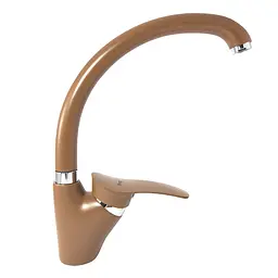 F4101-14 (F41) Змішувач для кухні U гайка Ø40 коричневий Frap 1/10, Коричневий