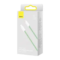 Кабель Baseus Dynamic Series Cable Type-C to Lightning 20W 1m CALD000006 Green - мініатюра 4