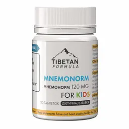 Таблетки Tibetan Formula Мнемонорм дитячий 120 таблеток