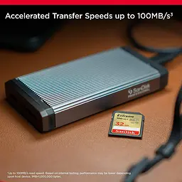 Карта пам'яті Sandisk 32GB SD C10 UHS-I U3 R100/W60MB/s Extreme V30 (SDSDXVT-032G-GNCIN) - мініатюра 4