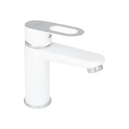 Змішувач для умивальника Lidz Latwa 001 (k35) LDLAT001WHI45423 White, Білий