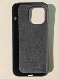 Оригінальний силіконовий чохол для iPhone 14 Pro Max (6.7") Apple Silicone Case MagSafe Midnight MPTP3ZE/A - мініатюра 5