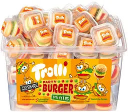 Цукерки мармелад Trolli Mini Burger 60 штук 600 г