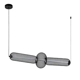 Люстра LED Levistella 7812035 BK, 8W, 3000K, чорний метал, сучасний стиль