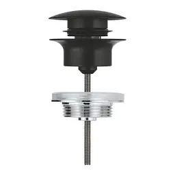 Донний клапан Grohe Click-Clack 1024642430, Чорний матовий - мініатюра 2