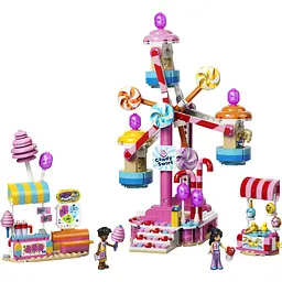 Конструктор LEGO Friends Колесо огляду з цукерками та капкейками (42700) - мініатюра 4