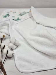 Дитячий рушничок-куточок 80х80 a.l.babybox Політ звірів Білий - мініатюра 3
