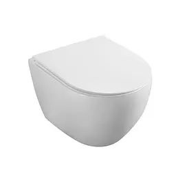 Комплект: Унітаз Mixxus Premium Ellipse-SET-2102 система змиву Tornado 3.0+ Інсталяція Koer KT-0404 + панель KT-0604-01 chrome MP6690, Білий - мініатюра 3