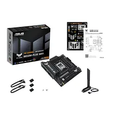 Материнcька плата TUF GAMING B850M-PLUS WIFI7 sAM5 B850 4xDDR5 M.2 HDMI DP Wi-Fi BT mATX Asus teh0018943 - мініатюра 3