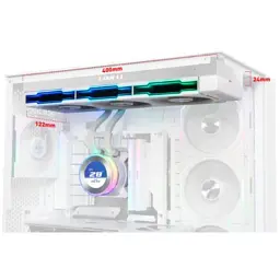 Система рідинного охолодження Lian Li HydroShift II LCD-C 360TL, White (G89.GHS2LCD36TW.00) - мініатюра 3