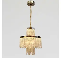 Компактна каскадна LED люстра 376-400GD Artlight у золотому кольорі - мініатюра 3