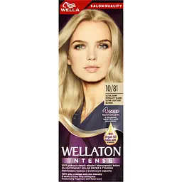 Інтенсивна крем-фарба для волосся Wellaton відтінок 10/81 ультра світлий попелястий блонд 110 мл - мініатюра 2