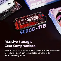 Накопичувач SSD Patriot m.2 NVMe 1Tb P410 PCIe 4.0x4 (P410P1TBM28H) - мініатюра 4