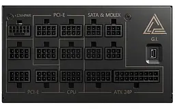 Блок живлення MSI MEG Ai1300P 1300W PCIE5 80+ Titanium (MEG Ai1300P PCIE5) U1 - мініатюра 2