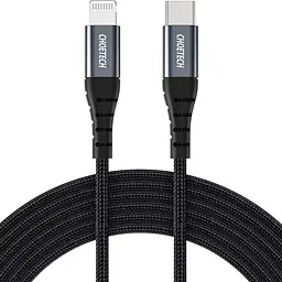 Кабель Choetech Lightning USB Type-C to Lightning 20W 1.2m Black (IP0039-BK)