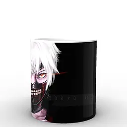 Кухоль GeekLand Tokyo Ghoul Токійський гуль чорний фон TG.02.009 330 мл чорний - мініатюра 2