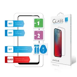 Скло захисне ACCLAB Full Glue Oppo A53 Black (1283126508370) - мініатюра 7