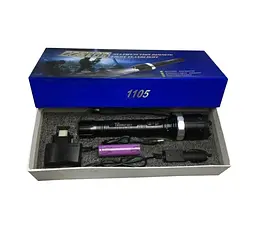 Ліхтарик ручний Voltronic 1105, відлякувач з розрядом, акумулятор - мініатюра 3