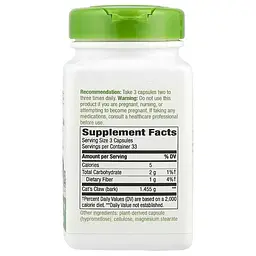 Котячий кіготь Cat's Claw Bark 100 капсул Nature's Way vit0005583 - мініатюра 2