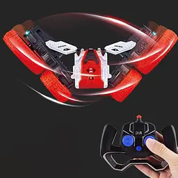 Машинка на радіокеруванні SHT DW02A Trick and Flip RC Car 2.4G Red - мініатюра 3