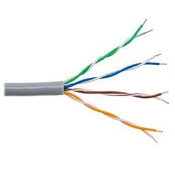 Кабель вита пара Atcom Standard FTP, 0.51мм, ССА, CAT6, 1Gb/s, 305м (60510)