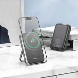 Зовнішній акумулятор Borofone BJ51 Kody Magsafe 5000mAh 20W Black [115764] - мініатюра 6