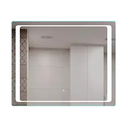 Дзеркало Nautilus Integra 80x70 LED, сенсорний вимикач INTEGRA 800x700 Mr-S