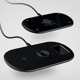 Бездротовий зарядний пристрій Baseus Smart 3 в 1 (Phone + Watch + Pods) 18W WX3IN1-B01 Black - мініатюра 5