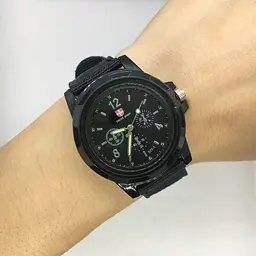 Наручний годинник чоловічий Swiss Army Чорний (IBW750B) - мініатюра 6