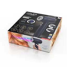 Фен Adler AD 2270 black - мініатюра 10