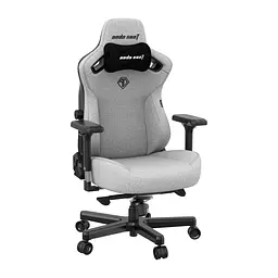 Крісло ігрове Anda Seat Kaiser 3 Size L Grey Fabric (AD12YDC-L-01-G-PV/F) - мініатюра 2