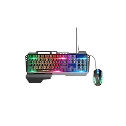 Клавіатура та миша Hoco GM12 Light and shadow RGB gaming - мініатюра 2