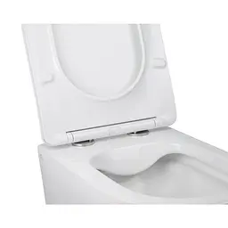 Набір Qtap інсталяція 3 в 1 Nest QT0133M425 з панеллю змиву круглою QT0111M11112CRM + унітаз з сидінням Jay QT07335176W, Білий - мініатюра 5