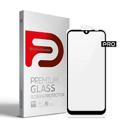 Захисне скло на Motorola E6i з олеофобним покриттям, Pro, повне проклеювання, антистатичний і пиловідштовхуючий шар, 9H, самоклеючеся, 2.5D, на весь екран, антистатичний клей, ArmorStandart (ARM59409)
