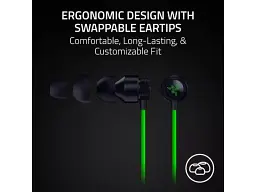Навушники з мікрофоном Razer Hammerhead V3 Green/Black (RZ12-05590100-R3AC) - мініатюра 4