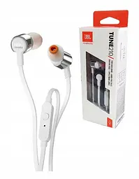 Навушники JBL Tune 210, Grey, 3.5 мм, мікрофон, однокнопковий пульт управління, технологія 'Pure Bass', алюмінієві вставки - мініатюра 6