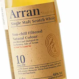 Віскі Arran 10 yo Single Malt Scotch Whisky 46% 0.05 л - мініатюра 5