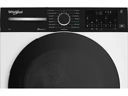 Whirlpool Сушильна машина тепловий насос, 9кг, A+++, 60см, дисплей, люк чорний, білий - мініатюра 4