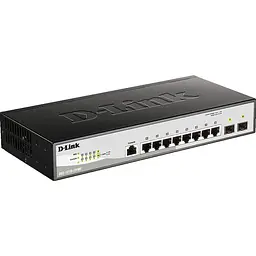 Комутатор D-Link DGS-1210-10/ME 8-Port Gigabit + 2-Port SFP Metro Ethernet L2 Managed (DGS-1210-10/ME/E)