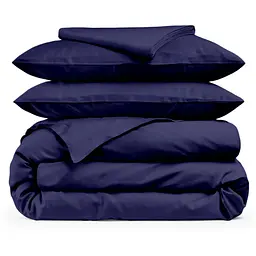Комплект постільної білизни Cosas Midnight blue Євро сатин чорничний (79Satin_Denim_Denim_200)