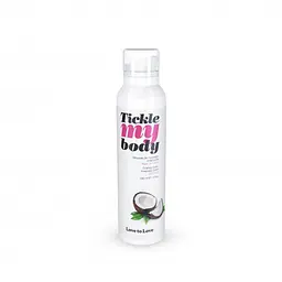 Масажна піна Love To Love Tickle My Body Coconut, що зволожує, 150 мл - мініатюра 2