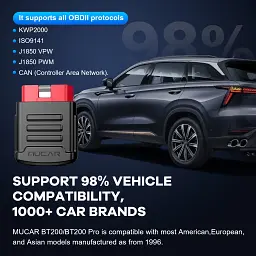 Універсальний автосканер Мультимарочний OBD2 Mucar BT200 Pro Професійний діагностичний автомобільний сканер ОБД2, EOBD, ELM327 (19802) - мініатюра 9