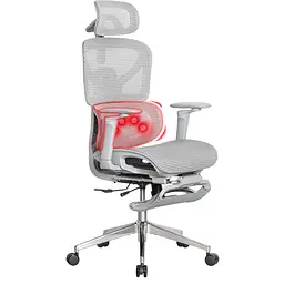 Крісло Mealux M6 Air Massage з масажним ефектом grey (HF-M6 M/G) - мініатюра 5
