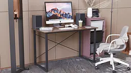 Комп'ютерний стіл Ferrum-decor Дейв 75x140x60 чорний ДСП Дуб Сонома Труфель 16мм (FRD-101985) - мініатюра 4