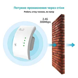 Ретранслятор Pix-Link X300R3 300Мбіт/с 2.4ГГц Білий (CNRWSW021003W 5528) - мініатюра 6