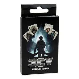 Гральні карти Strateg ЗСУ темні (30789)