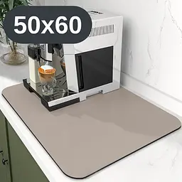 Антиковзаючий кухонний килимок 50×60 см — абсорбуючий для сушіння посуду та під кавоварку KT8001686