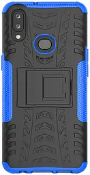 Чохол-накладка TOTO Dazzle Kickstand 2 in 1 Case Samsung Galaxy A10s Blue - мініатюра 2